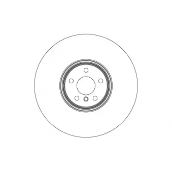 Disque de frein arrière TRW OEM 34116875283
