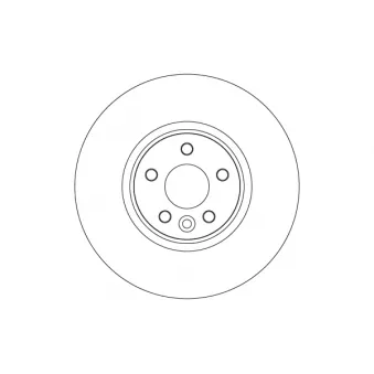 Disque de frein arrière TRW OEM 31423305