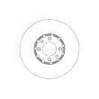 TRW DF6818 - Disque de frein arrière