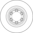 Disque de frein arrière TRW [DF6847S]