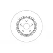 Jeu de 2 disques de frein avant TRW [DF6858S]