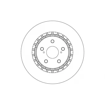 Jeu de 2 disques de frein avant TRW OEM 4351248130
