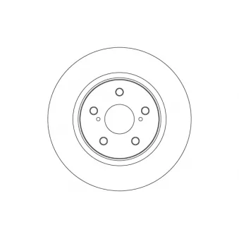 Disque de frein arrière TRW OEM 4351276010