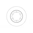 TRW DF6973S - Jeu de 2 disques de frein avant
