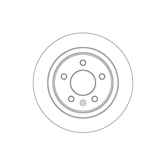 Disque de frein arrière TRW OEM 13521008
