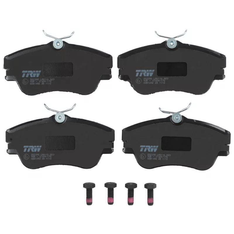 Jeu de 4 plaquettes de frein avant TRW GDB1092 - Visuel 1