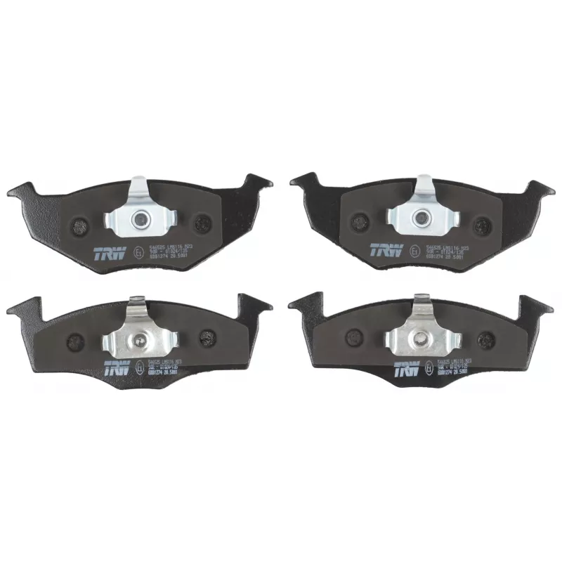 Jeu de 4 plaquettes de frein avant TRW GDB1274 - Visuel 1