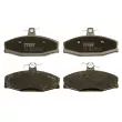 TRW GDB1280 - Jeu de 4 plaquettes de frein avant