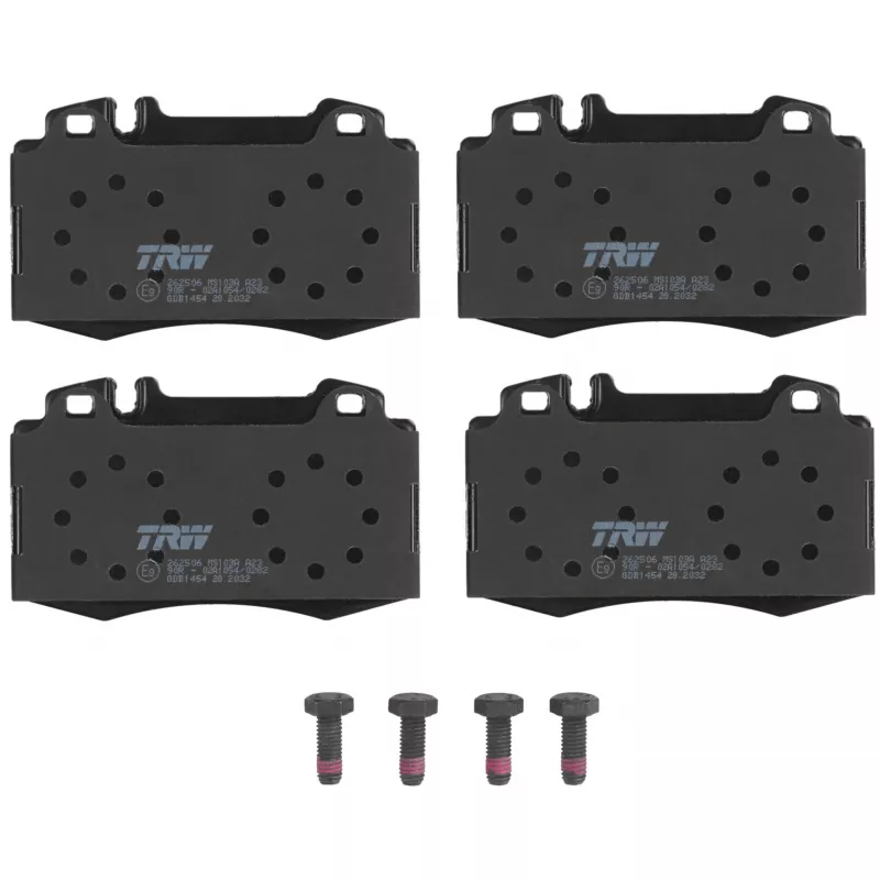 Jeu de 4 plaquettes de frein avant TRW GDB1454 - Visuel 1