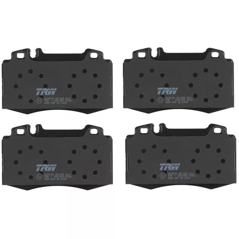Jeu de 4 plaquettes de frein avant TRW GDB1454 - Visuel 2