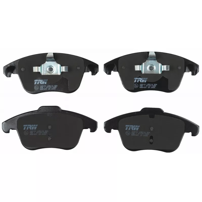 Jeu de 4 plaquettes de frein avant TRW GDB1691 - Visuel 1
