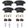 TRW GDB1692 - Jeu de 4 plaquettes de frein arrière