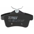 TRW GDB1828 - Jeu de 4 plaquettes de frein arrière