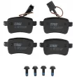 TRW GDB1905 - Jeu de 4 plaquettes de frein arrière