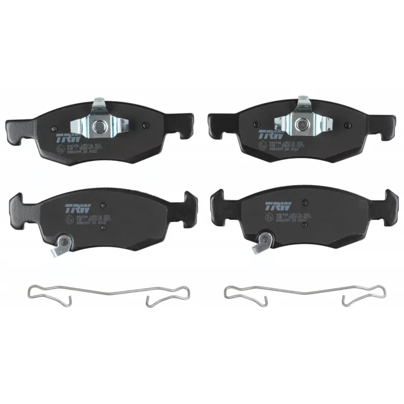 Jeu de 4 plaquettes de frein avant TRW GDB2099 - Visuel 1