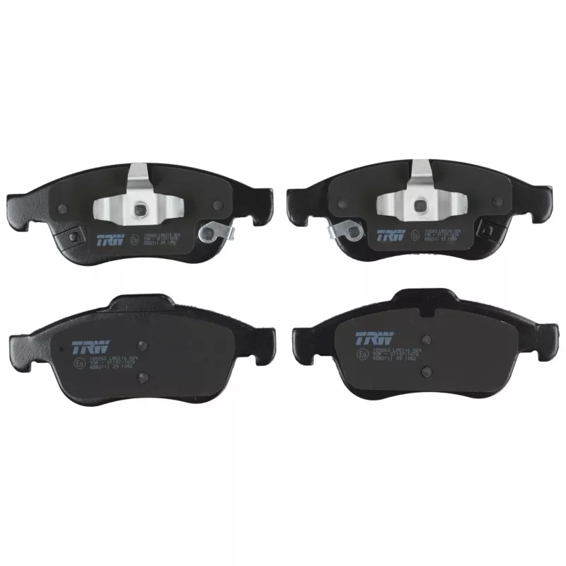 Jeu de 4 plaquettes de frein avant TRW GDB2111 - Visuel 1
