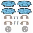 TRW GDB3407 - Jeu de 4 plaquettes de frein avant