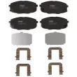 TRW GDB3450 - Jeu de 4 plaquettes de frein avant