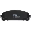TRW GDB3484 - Jeu de 4 plaquettes de frein avant