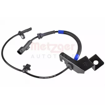 Capteur, vitesse de roue avant droit METZGER 09001594
