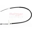 Tirette à câble, frein de stationnement arrière droit METZGER [10.9454]