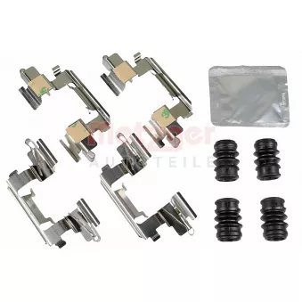 Kit d'accessoires, plaquette de frein à disque METZGER 109-0210 pour NISSAN ARIYA EV e-4ORCE - 394cv
