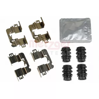 Kit d'accessoires, plaquette de frein à disque METZGER 109-0213 pour HYUNDAI KONA EV - 156cv