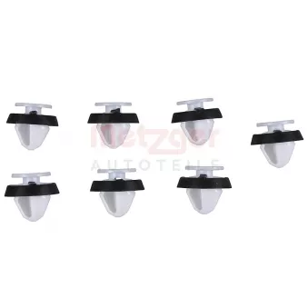 Kit de clip de fixation, revêtement intérieur METZGER 2280093 pour FIAT TIPO 2.0 TDI 4x4 - 140cv