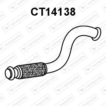 VENEPORTE CT14138 - Tuyau d'échappement