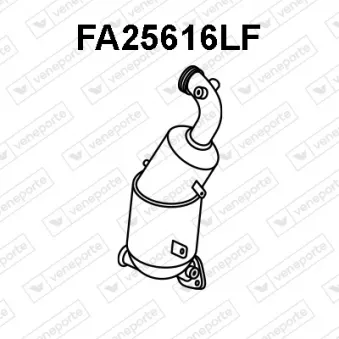 VENEPORTE FA25616LF - Filtre à particules / à suie, échappement
