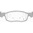 OPEN PARTS BPA1939.02 - Jeu de 4 plaquettes de frein avant