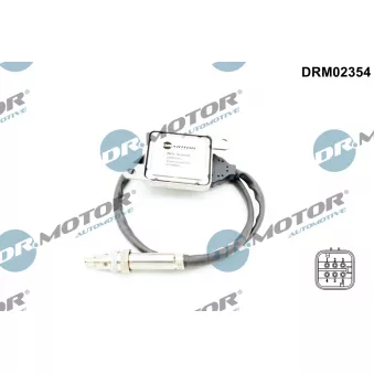 Capteur NOx, Catalyseur NOx Dr.Motor DRM02354 pour OPEL ZAFIRA 2.0 CDTi - 170cv