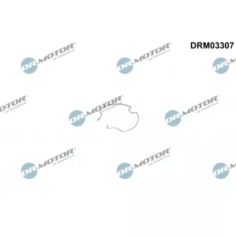 Dr.Motor DRM03307 - Bride de fixation, gaine de suralimentation