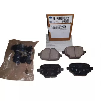Jeu de 4 plaquettes de frein arrière OE OEM 1647887380