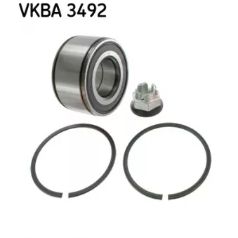 Roulement de roue avant SKF VKBA 3492 pour RENAULT LAGUNA 2.0 - 114cv