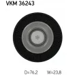 SKF VKM 36243 - Poulie renvoi/transmission, courroie trapézoïdale à nervures