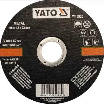 Disques à tronçonner YATO YT-5920