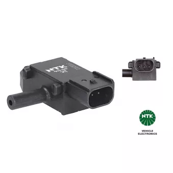 Capteur, pression des gaz échappement NTK 77330 pour FORD FIESTA 1.5 TDCi - 75cv