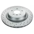 MEYLE 015 523 0010/PD - Jeu de 2 disques de frein arrière