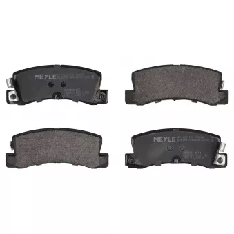 Jeu de 4 plaquettes de frein arrière MEYLE OEM 0449202011