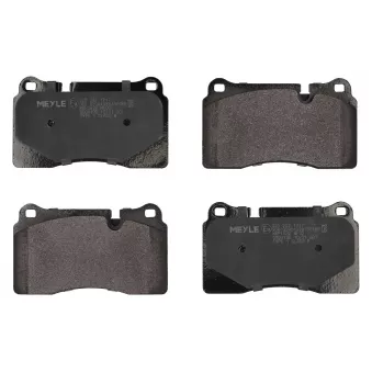 Jeu de 4 plaquettes de frein avant MEYLE OEM SFP500070