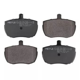 Jeu de 4 plaquettes de frein avant MEYLE OEM RTC3163