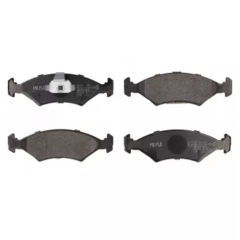 Jeu de 4 plaquettes de frein avant MEYLE OEM 89vx2k021ca