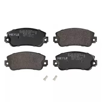 Jeu de 4 plaquettes de frein avant MEYLE OEM 792113