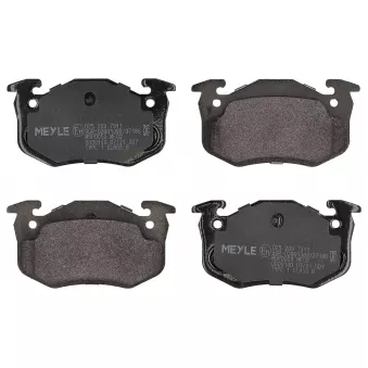 Jeu de 4 plaquettes de frein arrière MEYLE OEM E172219