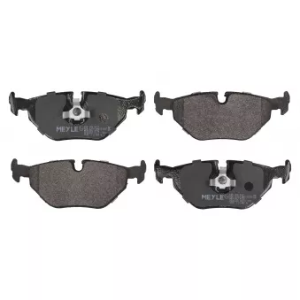 Jeu de 4 plaquettes de frein arrière MEYLE OEM 34211157563
