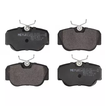 Jeu de 4 plaquettes de frein avant MEYLE OEM A0024200220