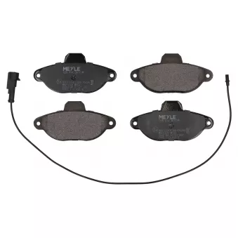 Jeu de 4 plaquettes de frein avant MEYLE OEM 71769056