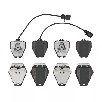Jeu de 4 plaquettes de frein avant MEYLE OEM 4D0698151