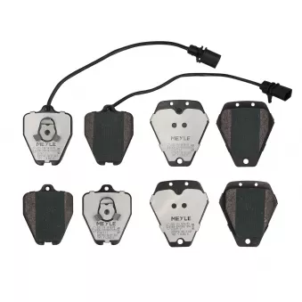 Jeu de 4 plaquettes de frein avant MEYLE OEM 8D0698151K